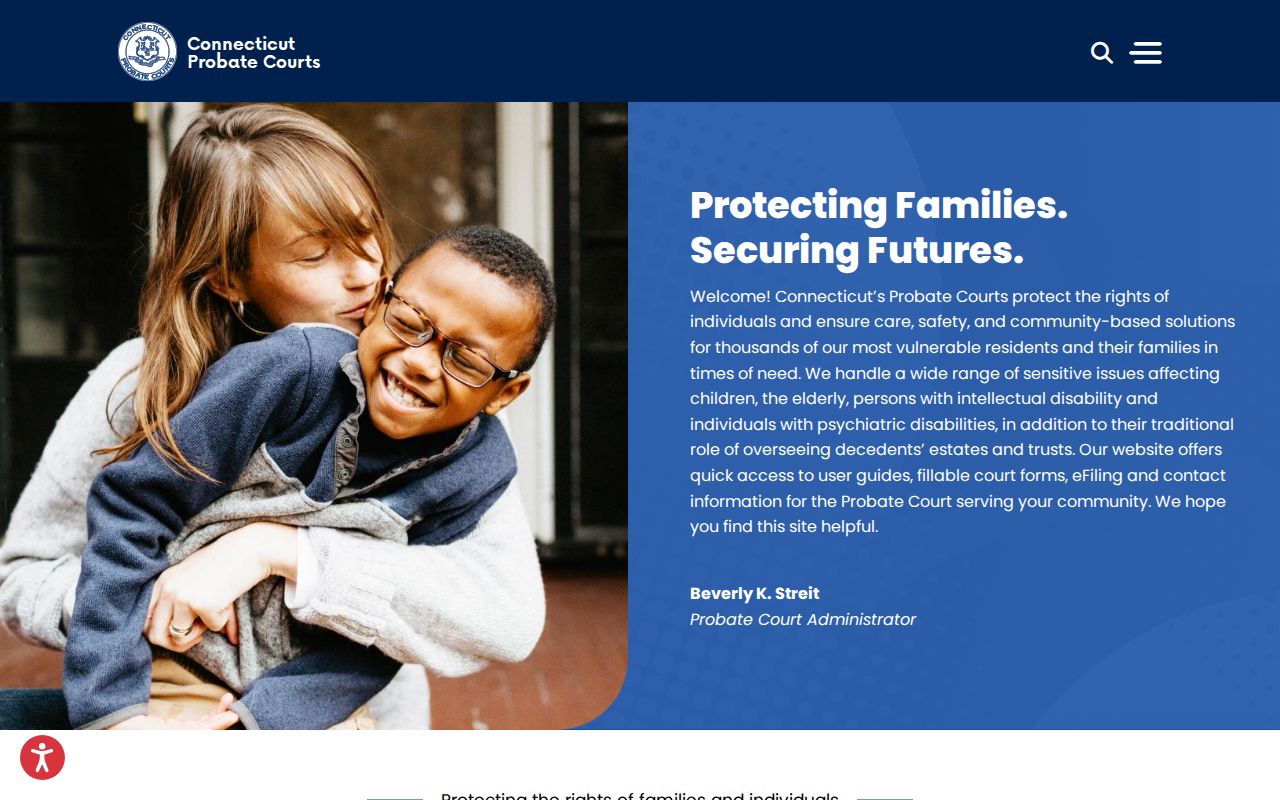 Waterbury City probate records Connecticut Probate Courts homepage